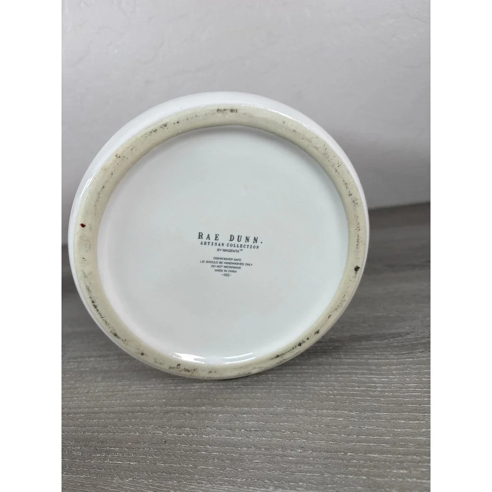 Rae Dunn Harina Flour Canister White Ceramic Spanish Collection Farmhouse Decor
